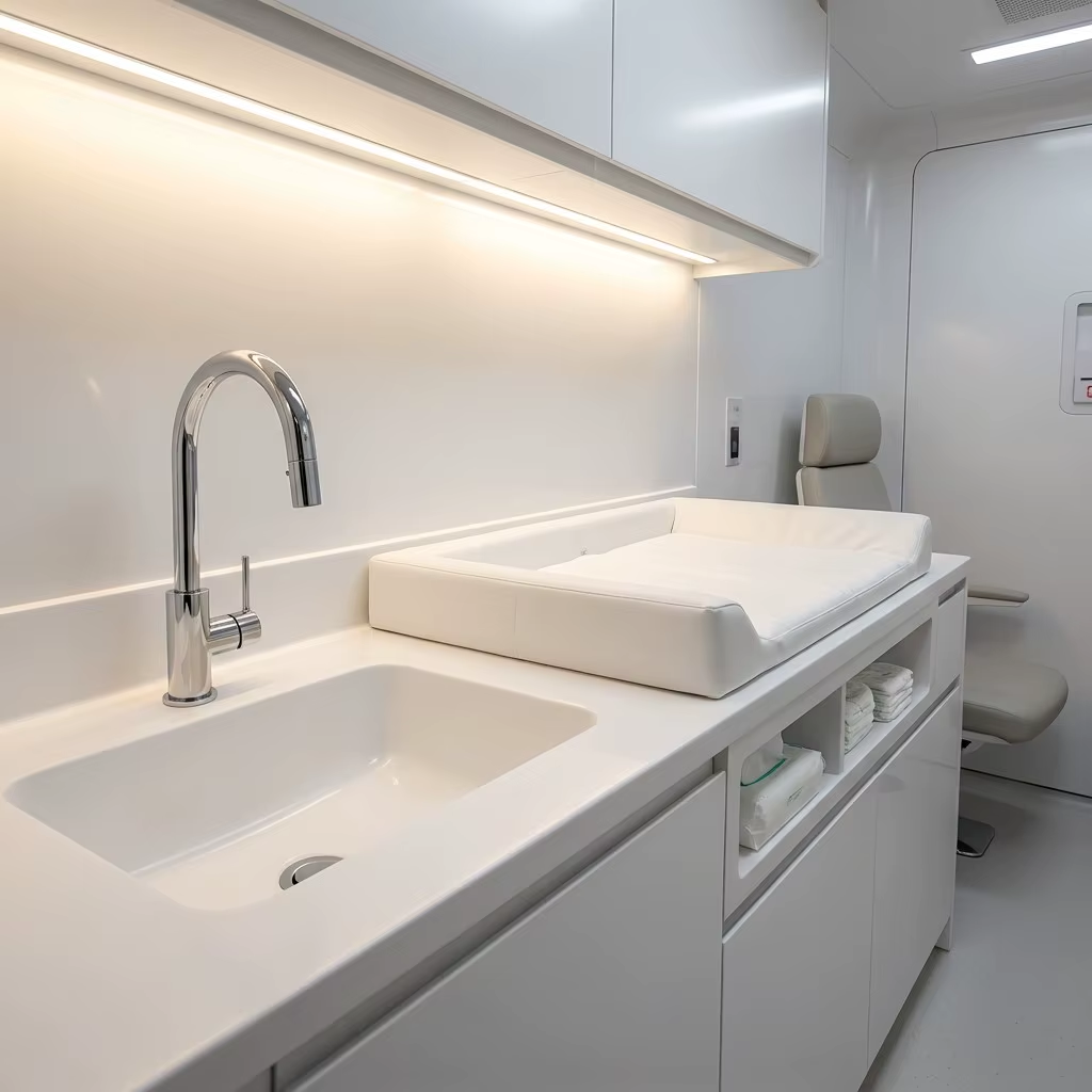 Lactation room pod exterior