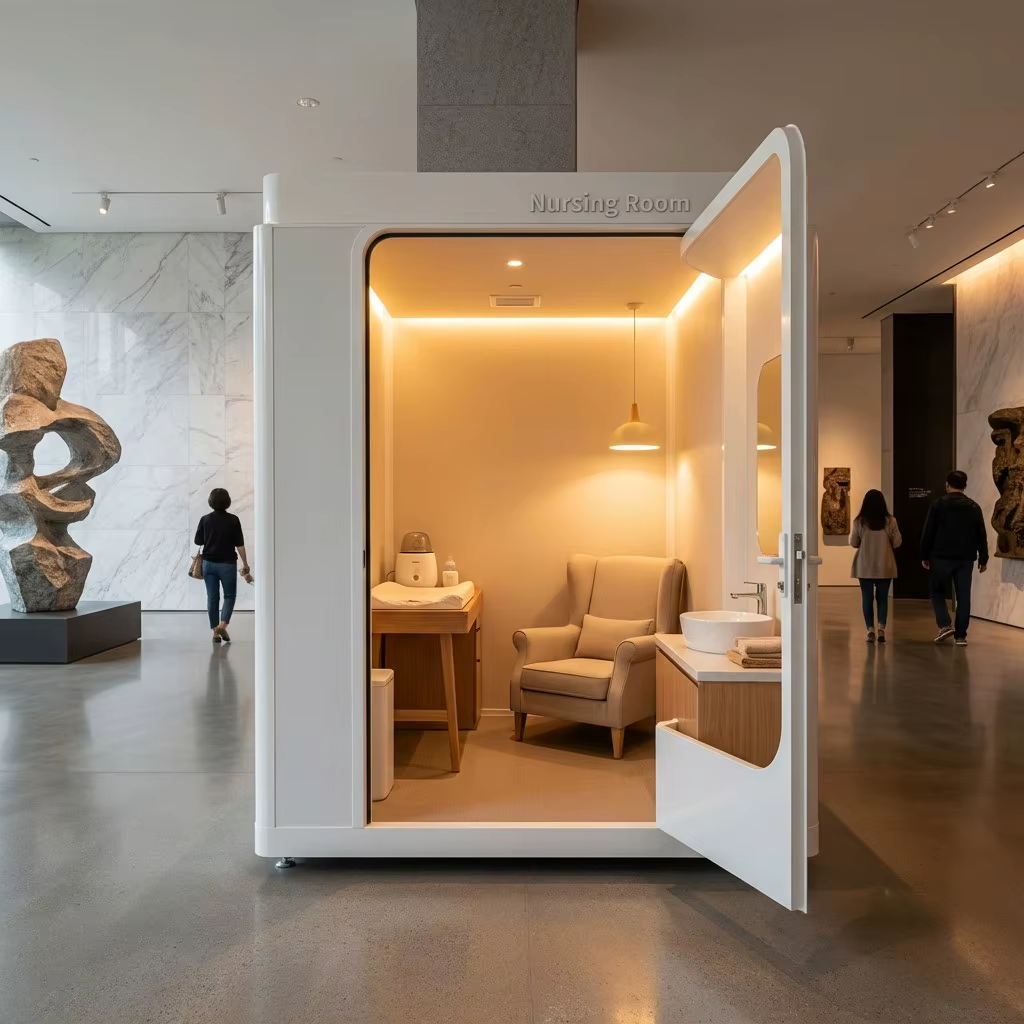 Lactation pod application for public spaces