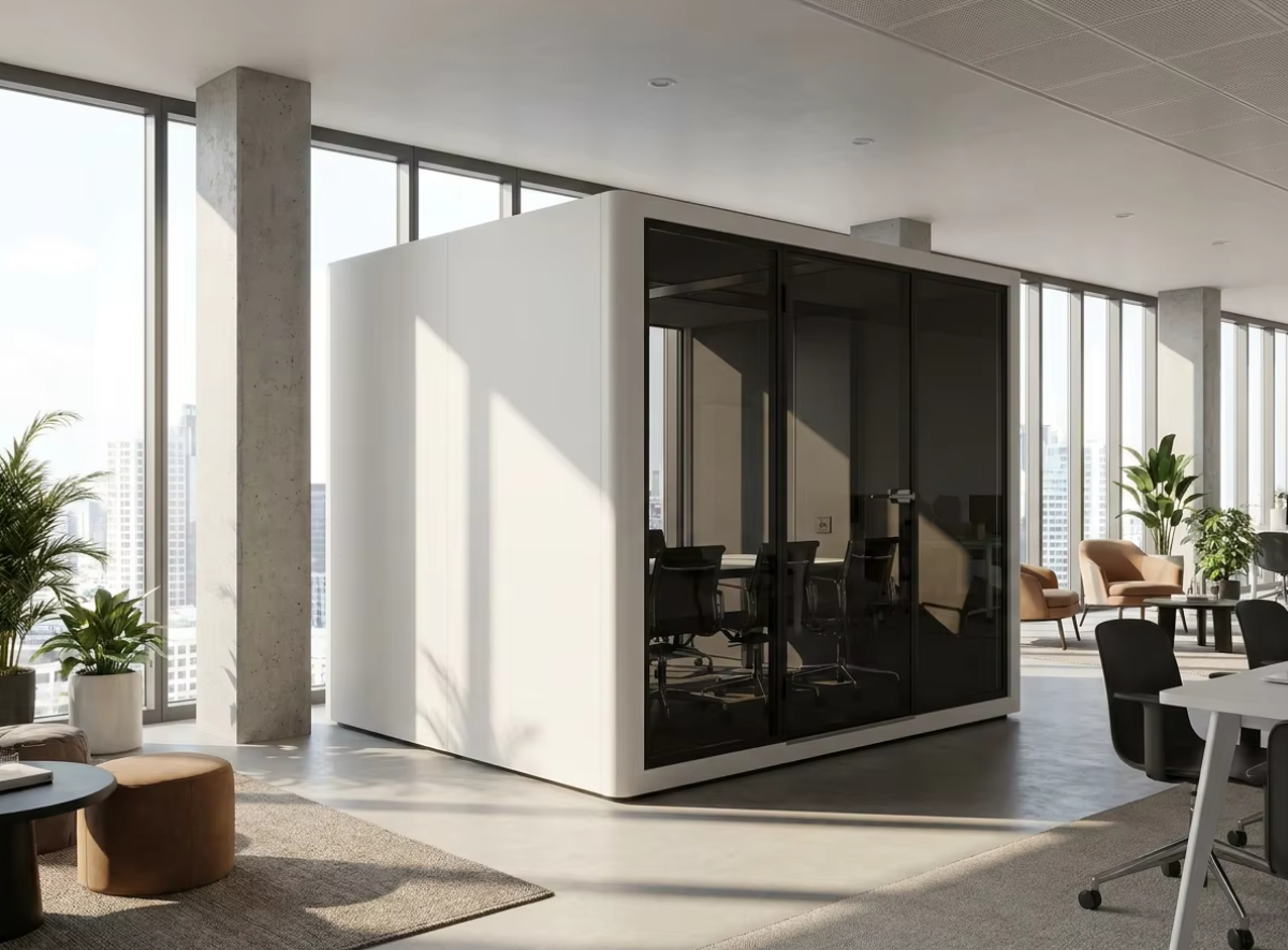 MP3 meeting booth open office