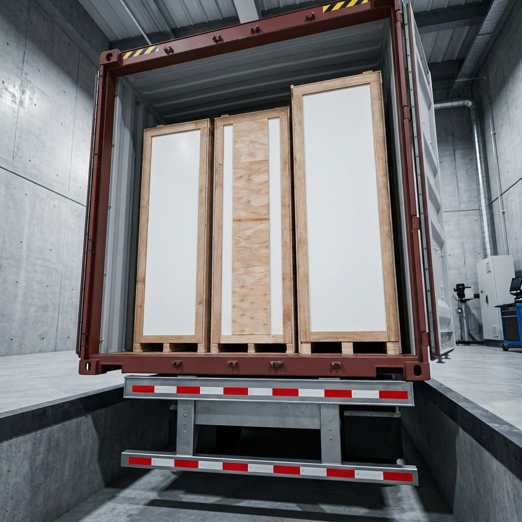 Office pod export packing and loading