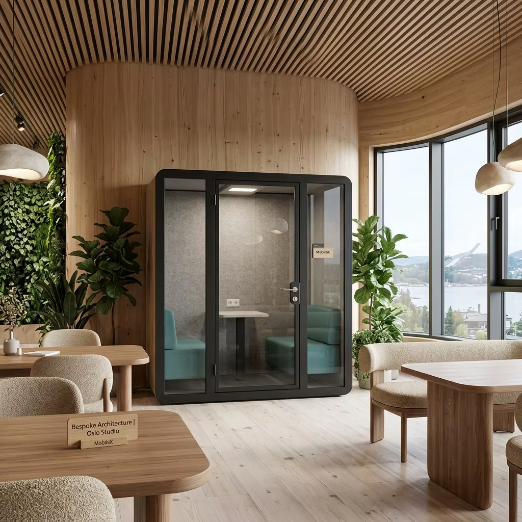 MobileX MP2 acoustic meeting booth concept