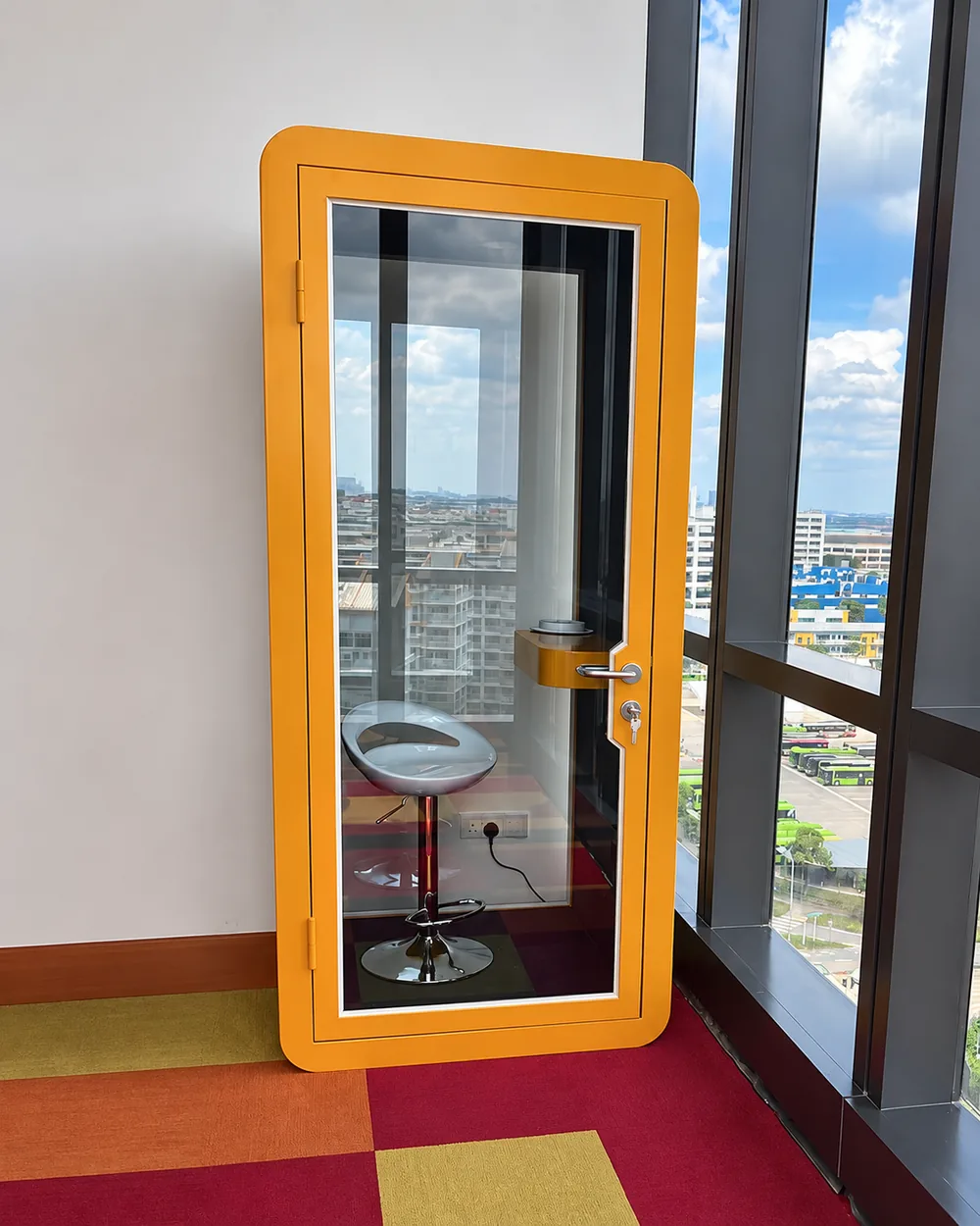 Customer installation in Singapore, AI-enhanced from the original customer photo